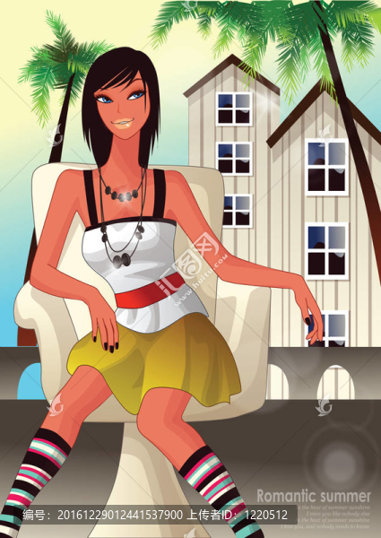 Beach的女人