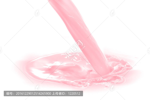 草莓牛奶飛濺
