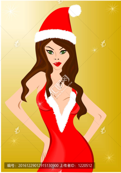 Sexy,Santa的女孩