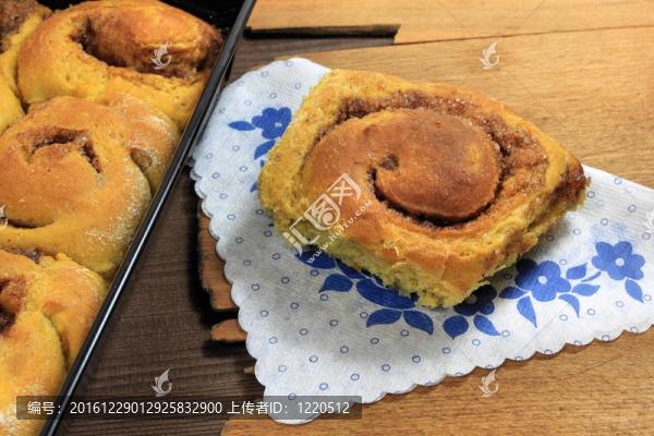 感恩節(jié)的甜面包