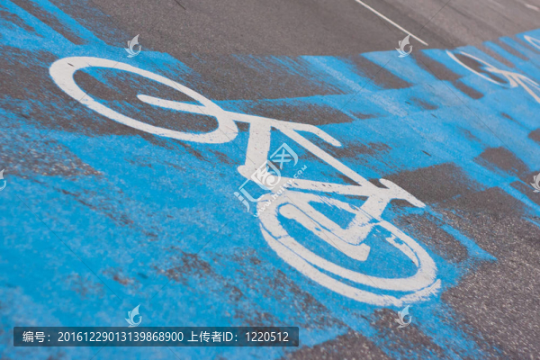 破舊的自行車路徑