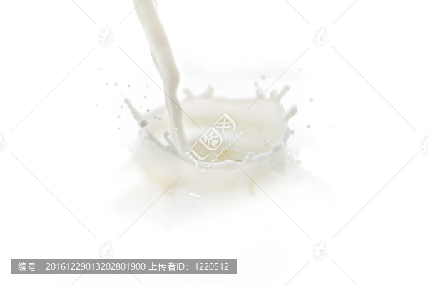 牛奶濺
