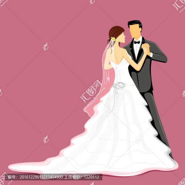 婚禮的夫婦