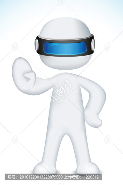 3D人用手停止制作