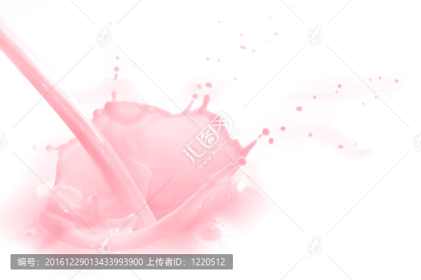 草莓牛奶飛濺
