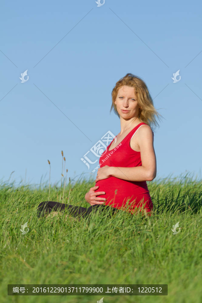 草原孕婦