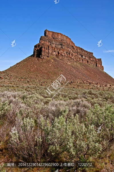 景觀蒿和山脈高崖