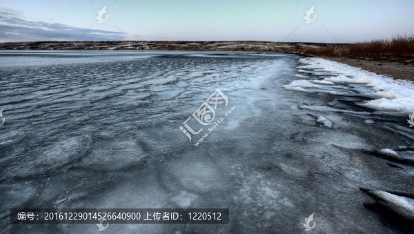 湖心島冰形成