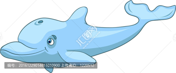卡通海豚