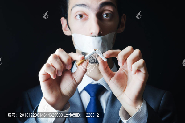 香煙不吸煙概念