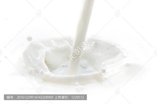 牛奶濺
