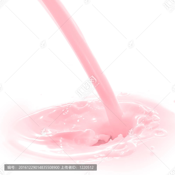 草莓牛奶飛濺