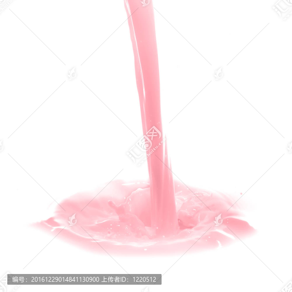 草莓牛奶飛濺
