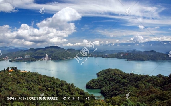 著名日月潭全景