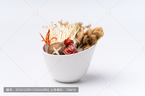 香菇茶樹菇,金針菇拼盤
