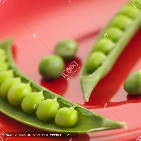 綠色的豌豆
