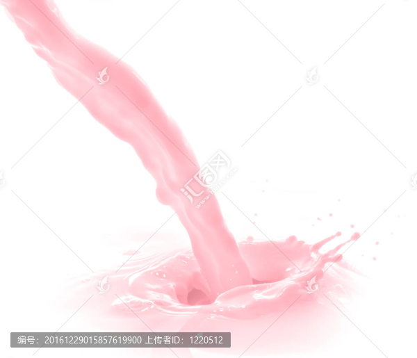 草莓牛奶飛濺