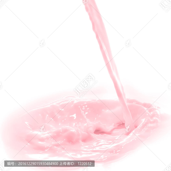草莓牛奶飛濺