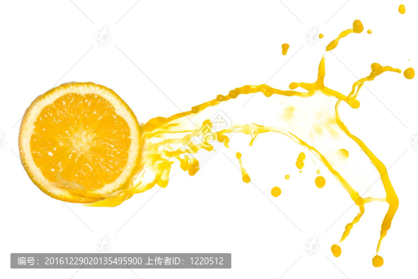 橙汁飛濺