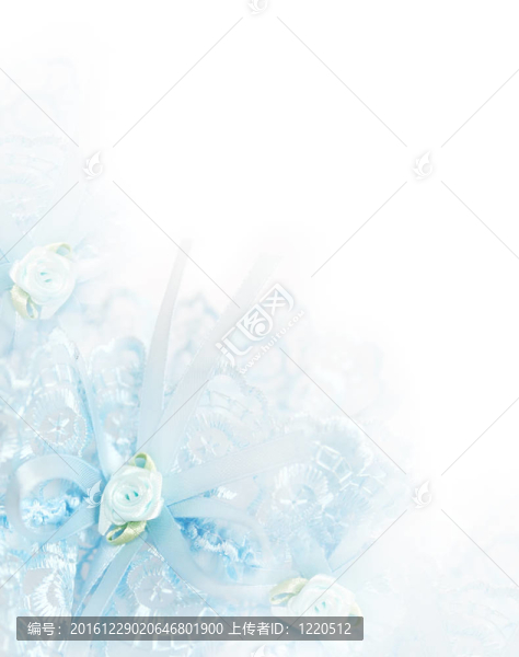 婚禮背景藍(lán)新娘的吊襪帶