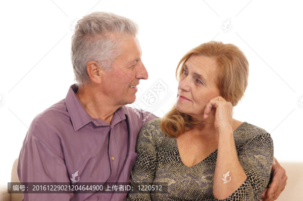 老年夫婦的肖像