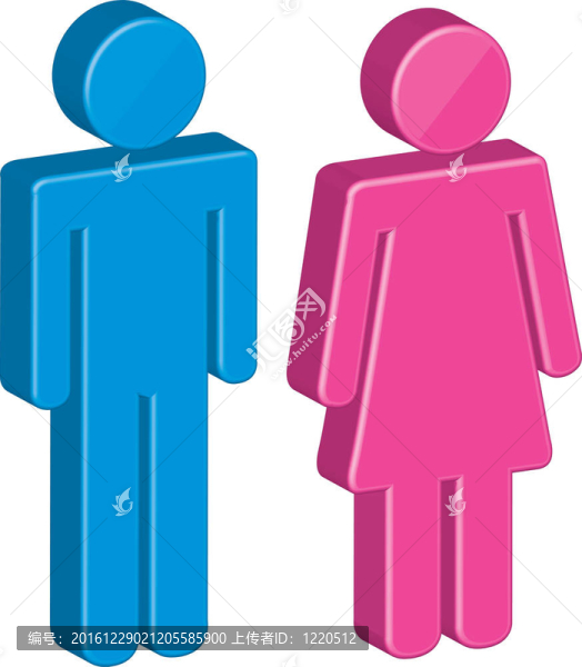 三維男女符號(hào)