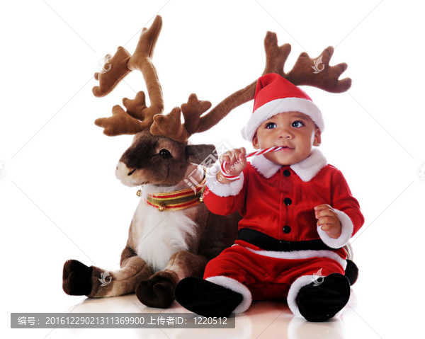 Santa和Reindeer