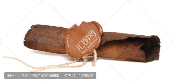 有蠟封的舊紙