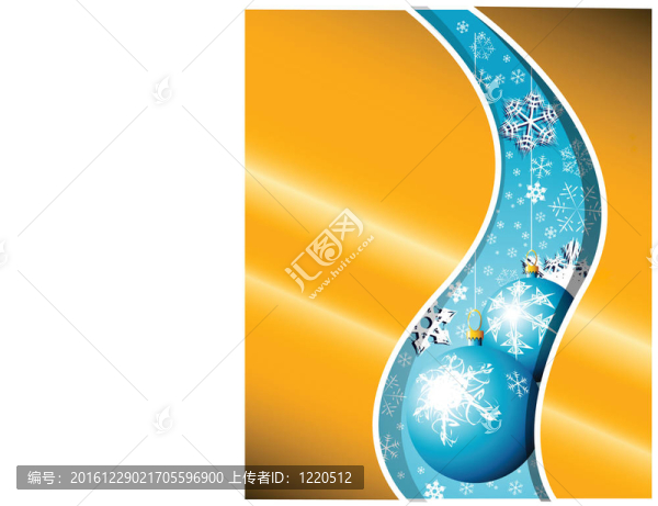圣誕賀卡-雪花