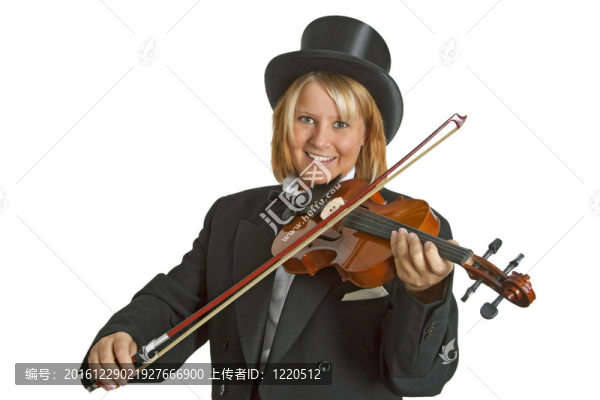 美麗的女小提琴手
