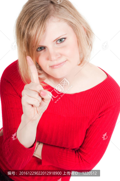 紅色美女肖像