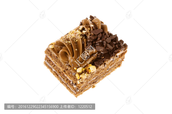 巧克力奶油蛋糕片