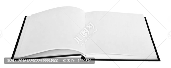 打開的書