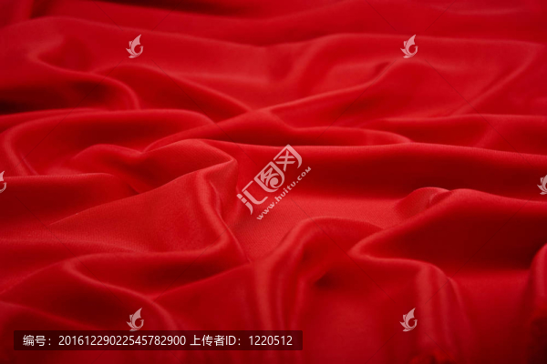 光滑的紅色絲綢