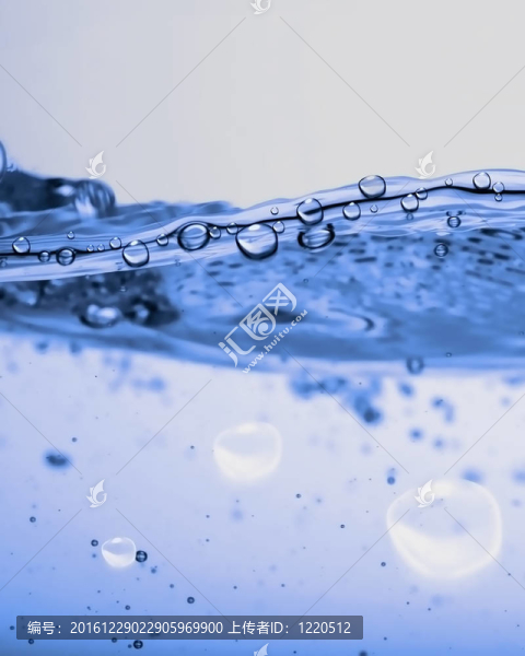 藍色的水