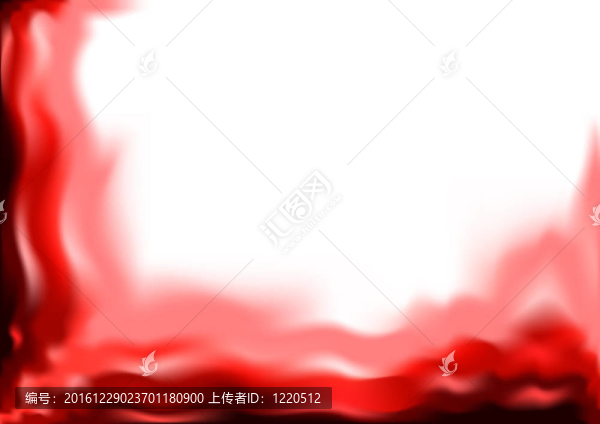紅色背景與軟波