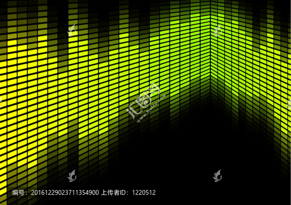 綠色/黃色均衡器