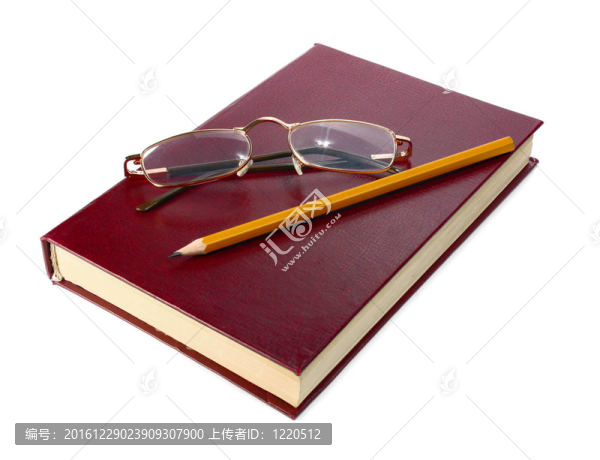 書是玻璃和鉛筆