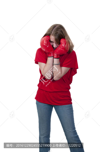 年輕的拳擊手