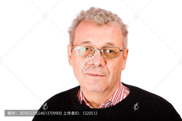 沉思的老人