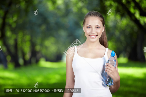 引領健康生活方式的女孩