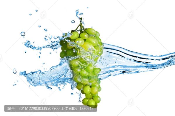 白葡萄水濺白葡萄