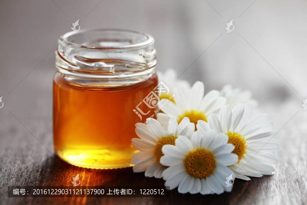 草藥的蜂蜜
