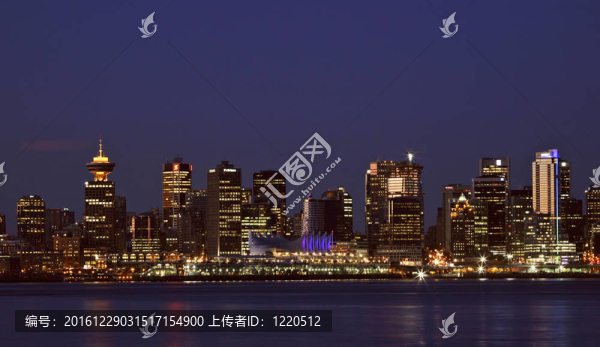 溫哥華市中心夜景