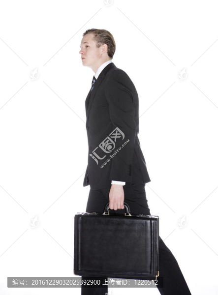 夾公文包的人