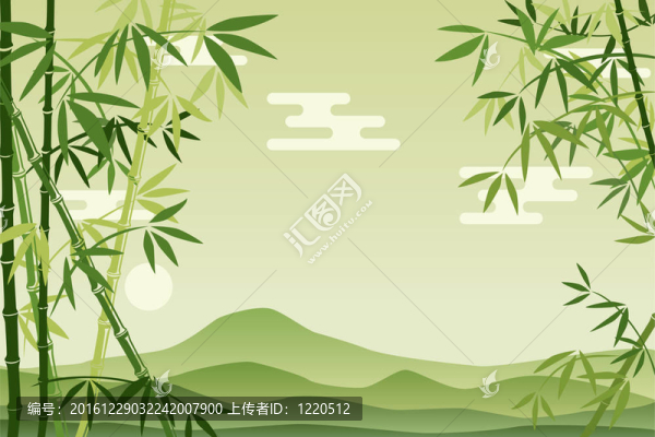 抽象竹背景
