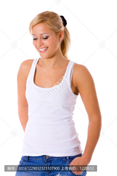 害羞的女孩