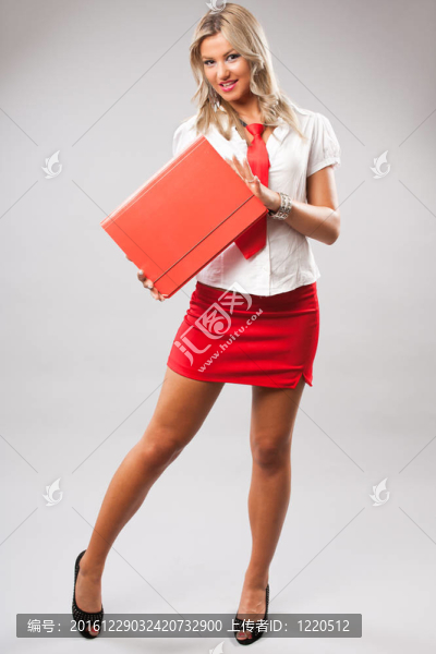 年輕的女商人