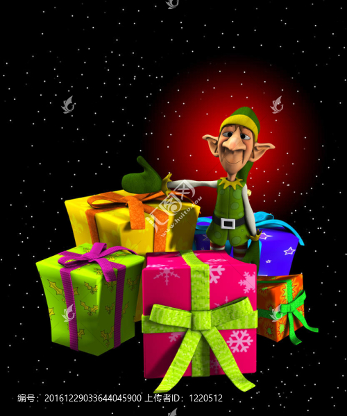 Santas,Elf的禮物