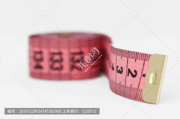 粉紅色的卷尺